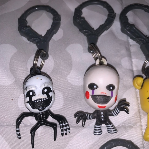 FNAF Vintage 2015-2016 13 Vinyl Figure’s Bag Hangers/Porte-Clefs Sac A Do’s - Picture 5 of 12